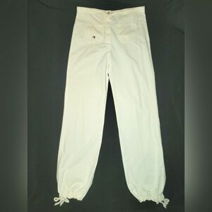 VNTG 1974 Ocean Pacific Sunwear white beach/surf pants  Sz L